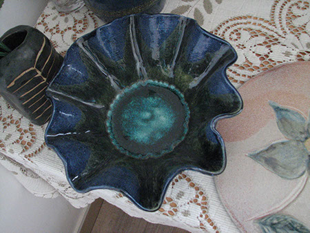 Au grès des saisons | Autres vaisselle au grès des saisons autres vaisselle saladier bleu créations