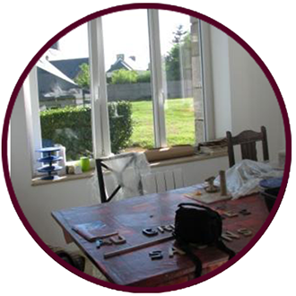 Au grès des saisons | Matériel Au grès des saisons matériel salle de travail modelage atelier